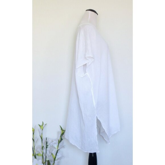 NEW! Victoria’s Secret Swim Coverup V Neck White SZ OS - Picture 8 of 10